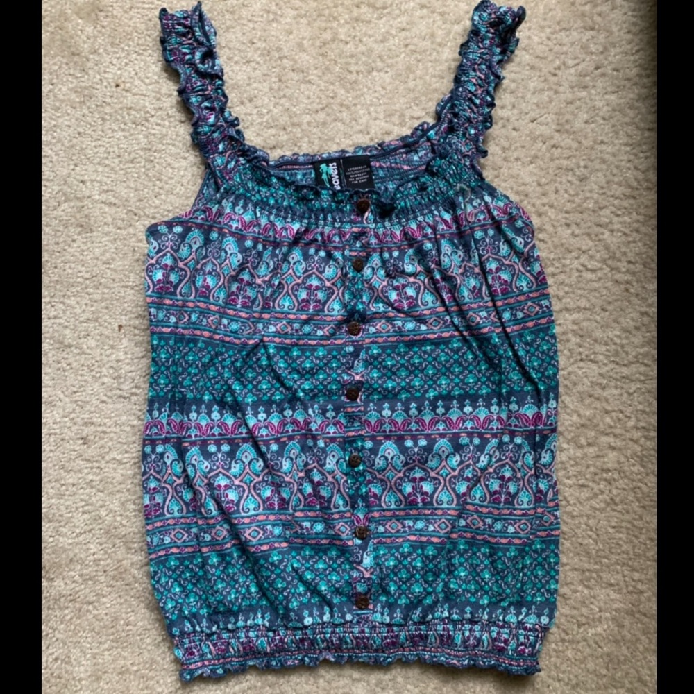 Patterned tank top